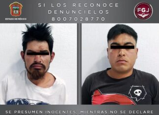 Dos detenidos en Tlalnepantla tras cateo de la FGJEM en un inmueble ubicado en los límites con Atizapán