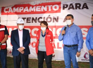 Instala Tony Rodríguez Campamento Permanente para Prevenir Inundaciones