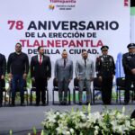 Encabeza Raciel Pérez Cruz Ceremonia del 78 Aniversario de Tlalnepantla de Villa a Ciudad