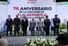 Encabeza Raciel Pérez Cruz Ceremonia del 78 Aniversario de Tlalnepantla de Villa a Ciudad
